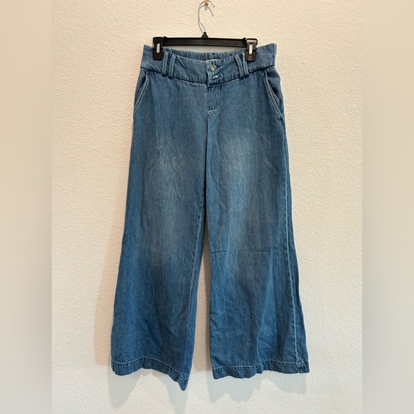 Happily Grey Denim - Happily Grey Wide Leg medium wash Denim high rise Jeans pants